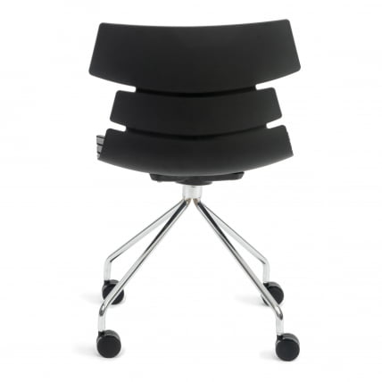 Стул офисный HANSEN (mod. 606-1) Черный/хром_3