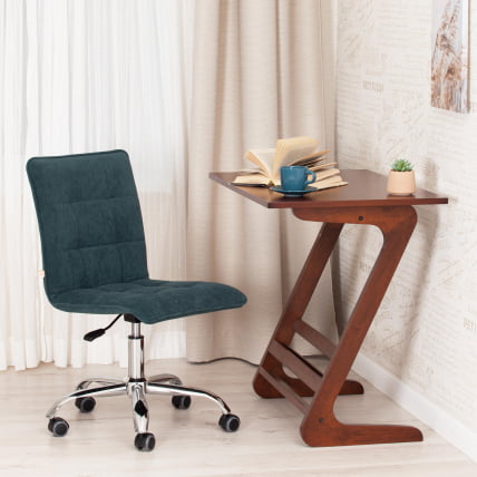 Кресло ZERO велюр Clermon, малахит, 089_10