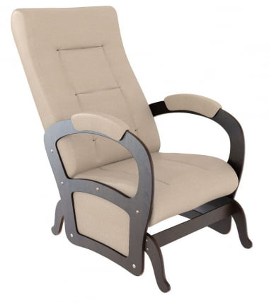 Кресло-качалка (глайдер) Кемпинг Мартин экокожа Крем_0