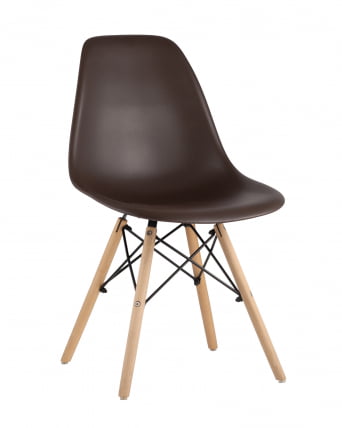 Стул Еамес ДСВ 4 шт. Коричневый / Eames DSW_0