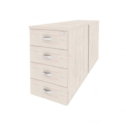 Тумба двойная приставная / опорная ONIX O.TPO-2.7 Денвер Светлый_0