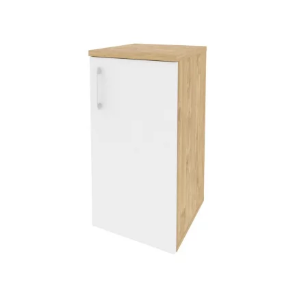 Шкаф низкий узкий правый ONIX O.SU-3.1(R) Тиквуд Светлый/Белый_0