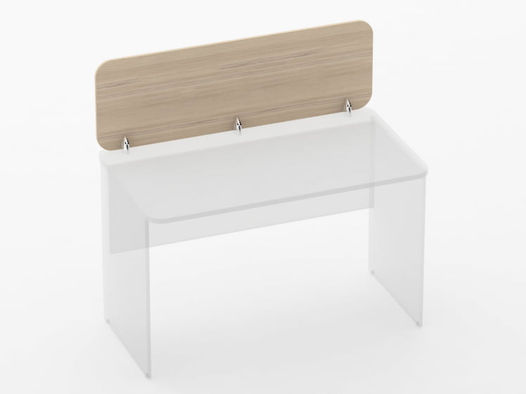 Экран разделительный прямой Glassy 5.14.12 Бук светлый_0