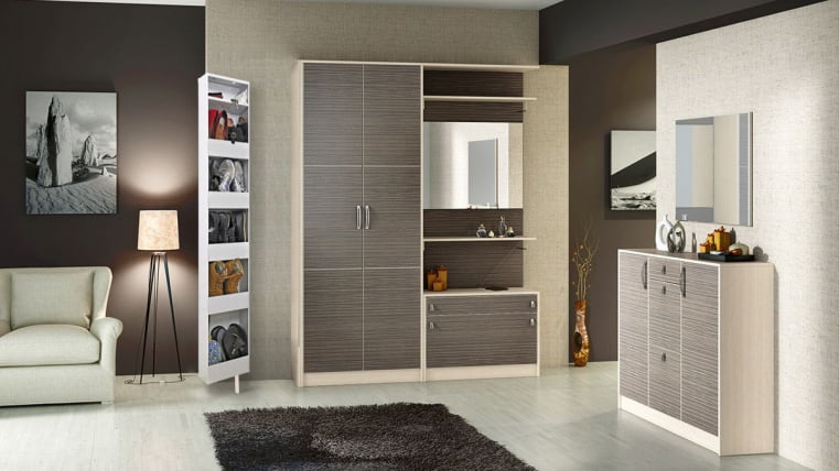 Поворотный зеркальный шкаф Lupo Art Белый_15