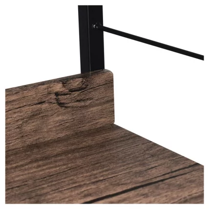 Стеллаж на металлокаркасе BRABIX LOFT SH-002 Мореный дуб_5