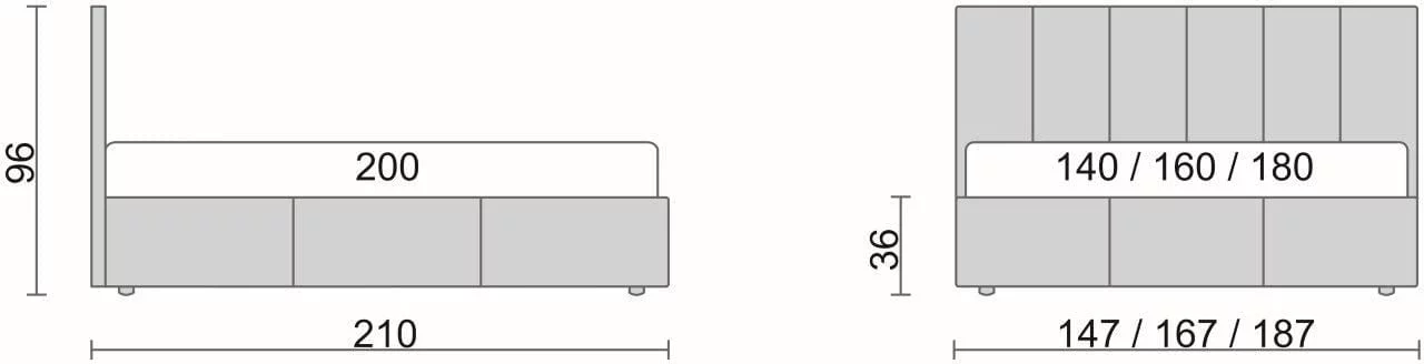 Кровать Julia Белый_1