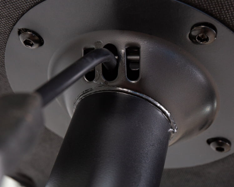 Табурет барный DOBRIN BRUNO BLACK велюр Черный MJ9-101_4