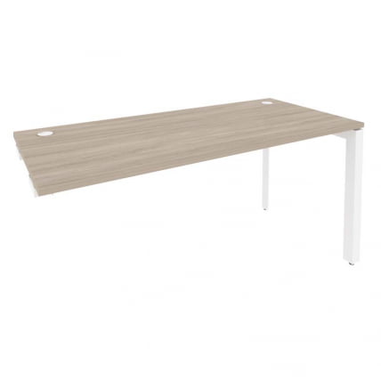Стол-приставка на П-образном м/к к опорным элементам ONIX O.MP-SPR-4.7 Дуб Аттик/Белый_0