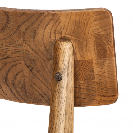 Стул ТХОР дерево вяз/ткань лен, груша№3/бежевый лен, 50х48х81,5 см / THOR_9