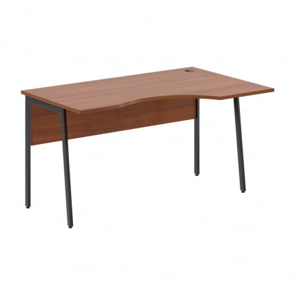 Стол эргономичный правый IMAGO Plus СА-2P(Пр) Орех французский Антрацит_0