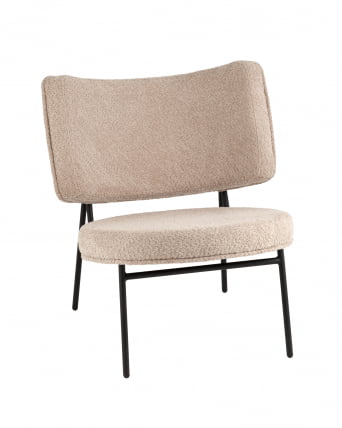 Кресло District Lounge букле Капучино_0