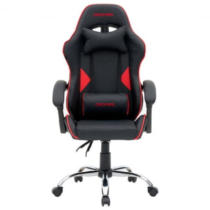 Кресло компьютерное CROMEX (КРОМЕКС) Joker GM-125 экокожа черное/красное_1