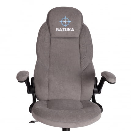 Кресло BAZUKA флок , серый, 29_5