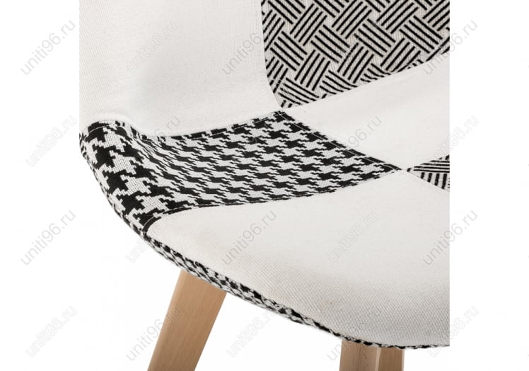 Стул деревянный Милле Черно-белое / Mille_5