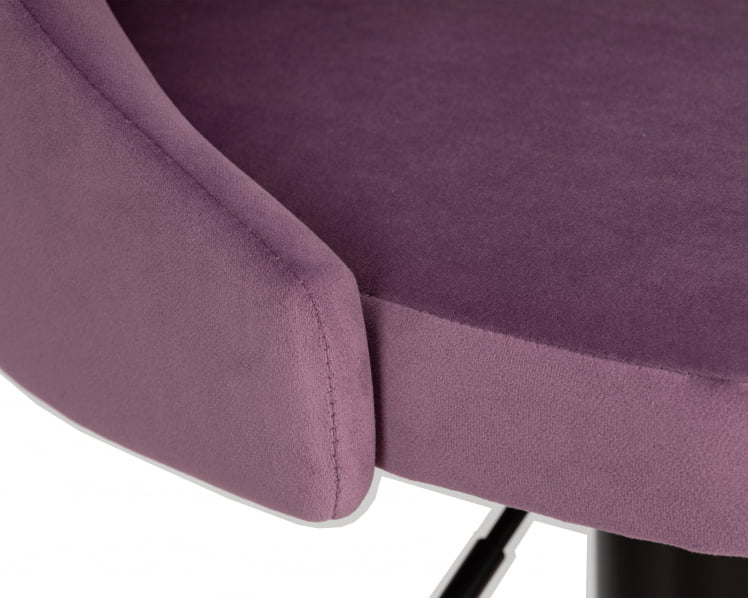 Стул барный DOBRIN JOSEPH BLACK (пудрово-сиреневый велюр (MJ9-52))_6