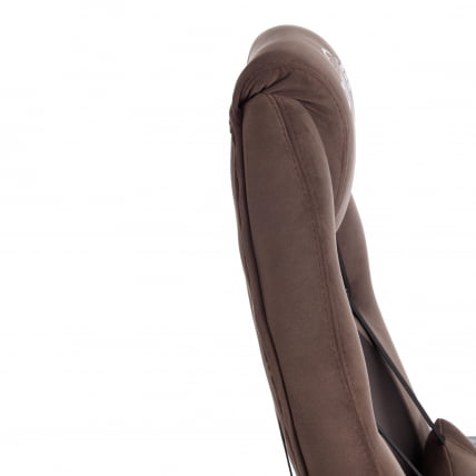 Кресло DRIVER (22) флок/ткань, коричневый, 6/TW-24_10