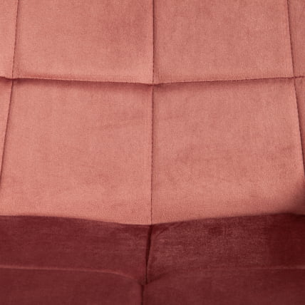 Стул ABRUZZO ( mod. 8060 ) металл/вельвет, 52 х 63 х 85 см, коралловый (HLR 44)/черный_6