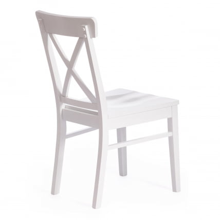 Стул Retro дерево гевея, МДФ, 44,3 x 55 x 89 x SH45см, Белый (White)_2