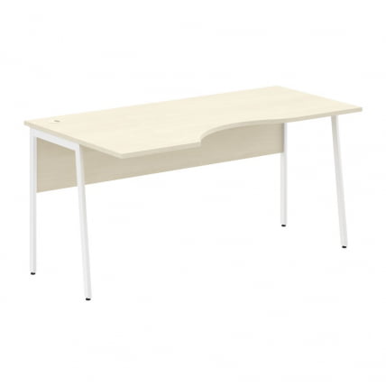 Стол эргономичный левый IMAGO Plus СА-1P(Л) Клен Белый_0