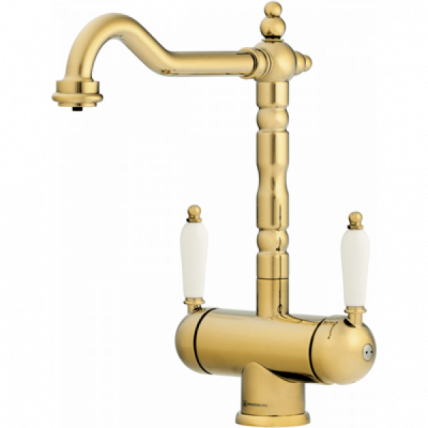 Смеситель Омоикири Амагасаки-Г Латунь/Золото / Omoikiri Amagasaki-G_0