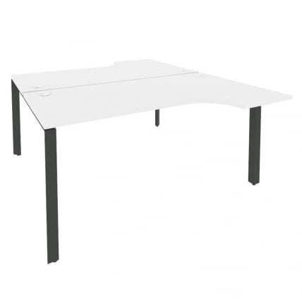 Рабочая станция на П-образном м/к ONIX O.MP-D.SA-1 Белый Бриллиант/Антрацит_0