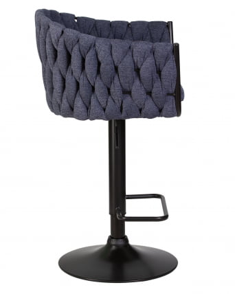 Стул барный DOBRIN LEON Синяя ткань LAR-275-29_2