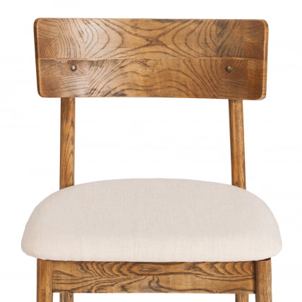 Стул ТХОР дерево вяз/ткань лен, груша№3/бежевый лен, 50х48х81,5 см / THOR_6