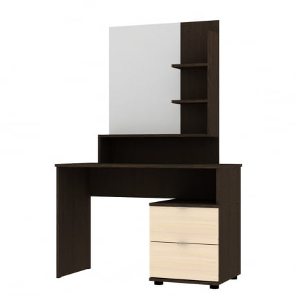 Туалетный столик Алиса(C3)1524х1001х459сторцевойручкой(Венге-ДМ)_0