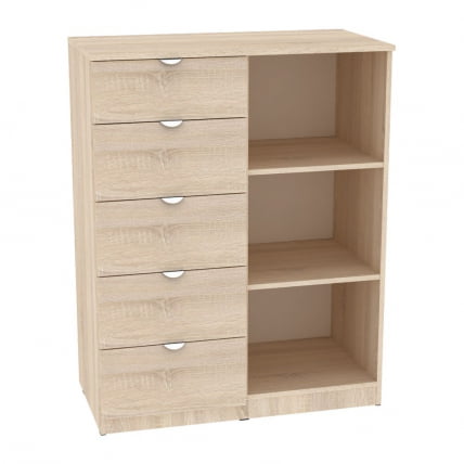 Комод Калисто(K37)1147х902х468ручкаторцеваяTR-2(ДСС-Белый)_1