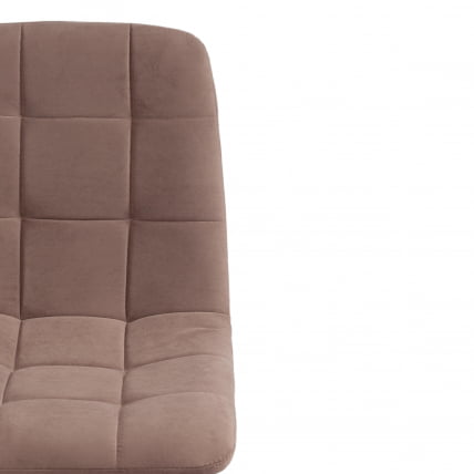 Стул CHILLY MAX Велюр/металл , 45 х 54 х 90 см , серо-бежевый 08/черный_5