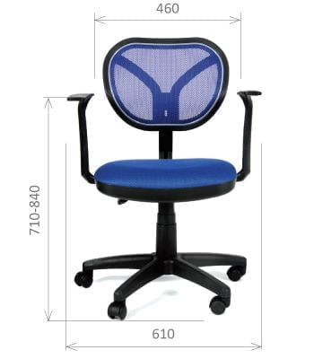 Офисное кресло для оператора CHAIRMAN 450 New синий_3