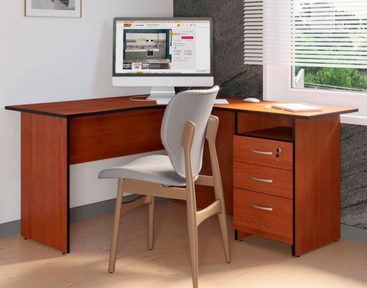 Угловой стол с тумбой Рубин 41 561_0