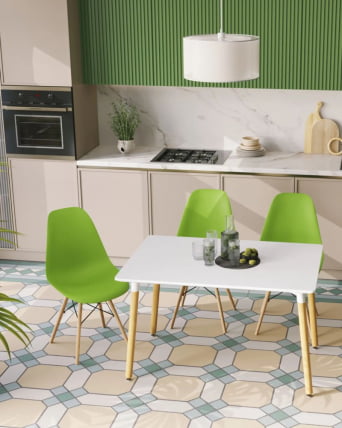 Стол обеденный OSLO NEW 120*80 Белый_6