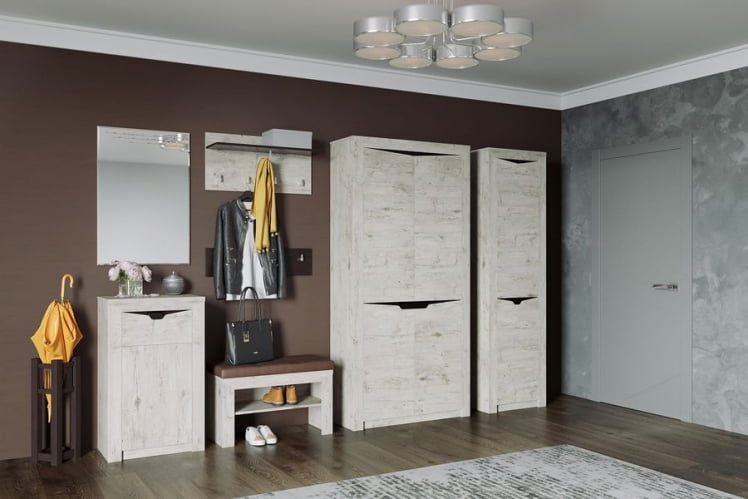 Комплект мебели для прихожей Соренто №3 Дуб бонифаций_0