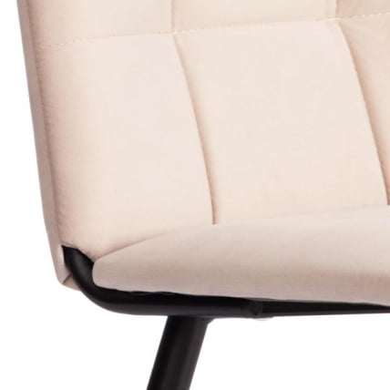 Стул обеденный Asti TREND, флок , бежевый/черный, 7, 47х54х86 см_10