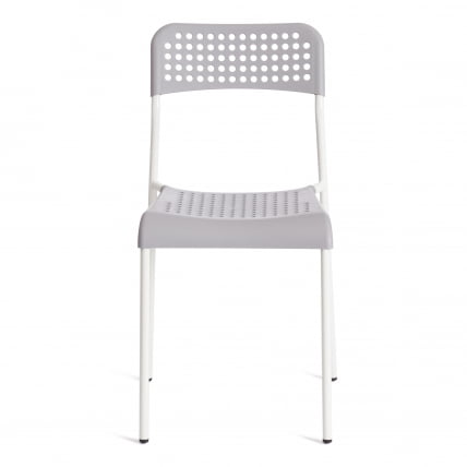 Стул ADDE (mod. C-049) металл/пластик, 39 х 49 х 78 см, Grey(серый)/White(белый) разборный_4