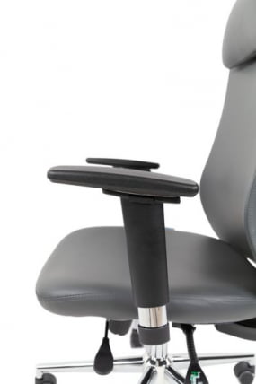 Офисное кресло CHAIRMAN 500 LUX экокожа Серый_22