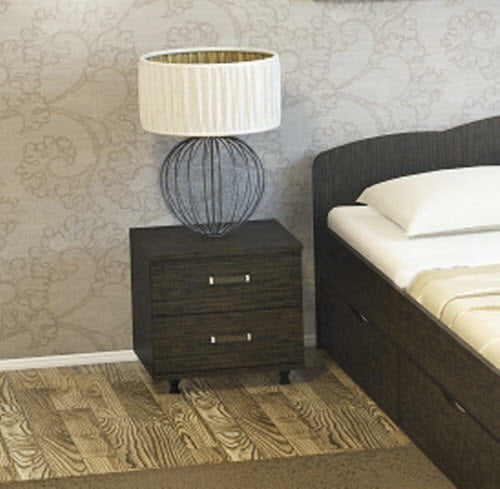 Тумба прикроватная к кровати КИМ дуб белфорд_0