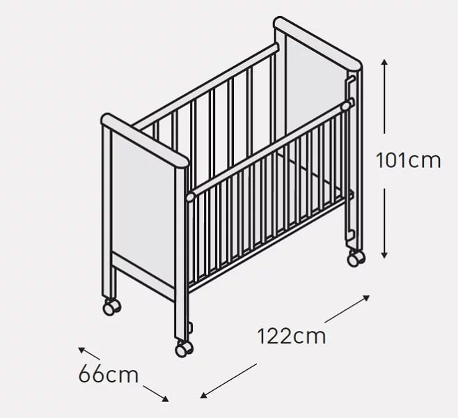 Кровать Micuna Nicole 120x60 Natural_1