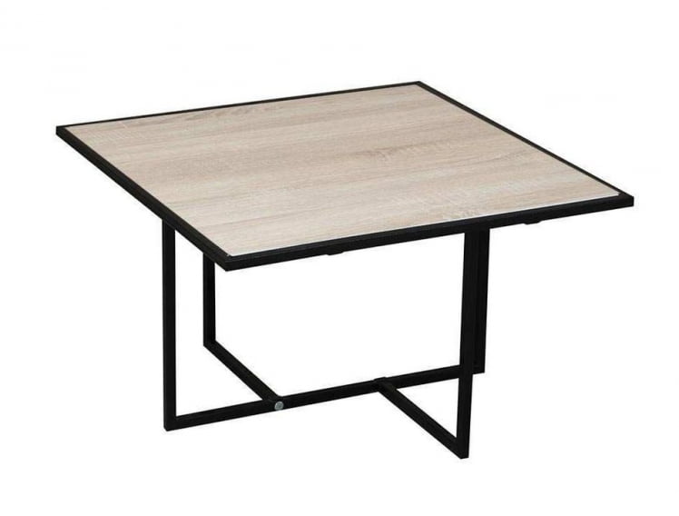 Стол журнальный с рамкой Скарлетт 09 Черный Дуб сонома_0