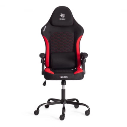 Кресло iShark ткань, черный / красный_6