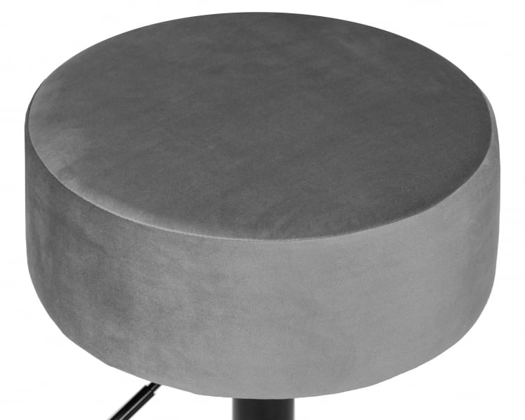 Пуф DOBRIN DANNY BLACK (серый велюр (MJ9-75))_1
