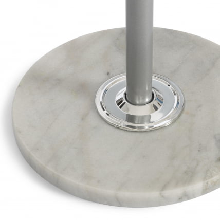 Вешалка Bara (mod. GH-8606) металл/хром/мрамор, 37 x 37 x 175 см, white (белый) / grey (серый)_4