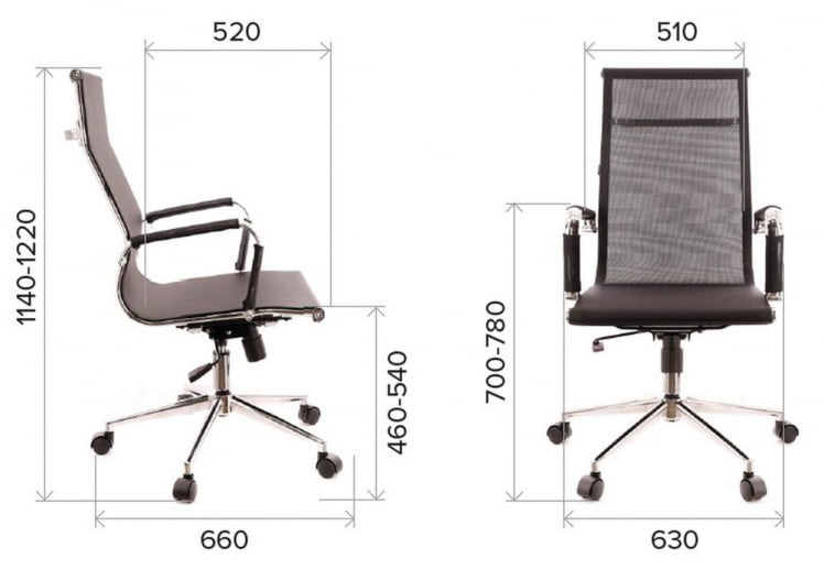 Кресло для руководителя Everprof Opera T Cетка Черный_3