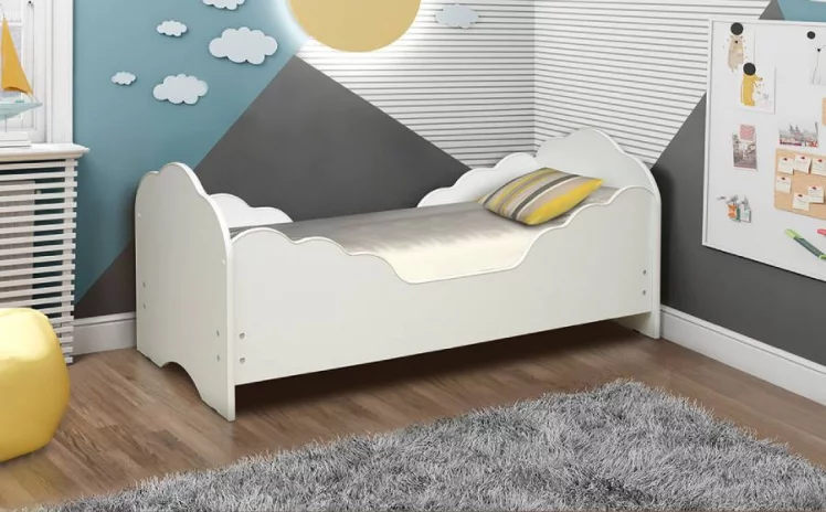 Кровать детская Малышка №5 600*1400 Ясень шимо темный_0