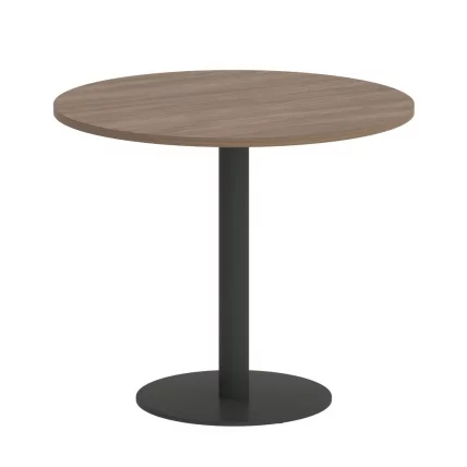 Стол журнальный круглый HOME OFFICE VR.SP-5-90.1 Дуб Аризона/Антрацит металл_0