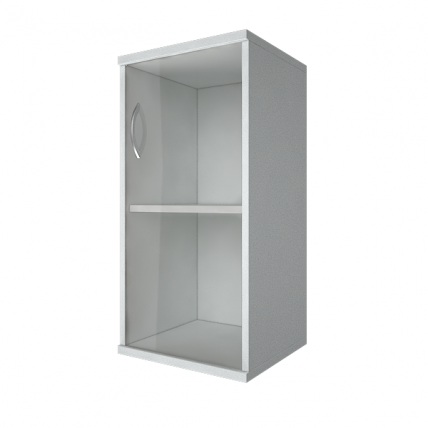 Шкаф низкий узкий правый Riva А.СУ-3.2 Пр Белый_0