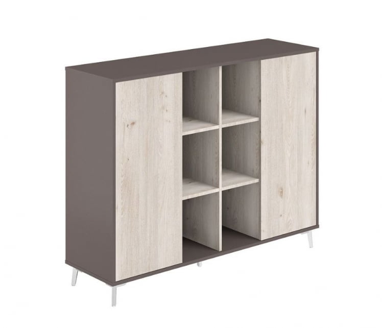 Шкаф средний с нишей Сирио СР.303.ВФ.ДН.ДН Вольфрам Дуб Тоскана / Sirio SR.303.WF.DN.DN_0