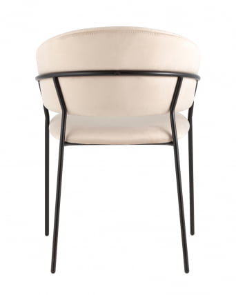 Стул Бруно велюр Кремовый_4