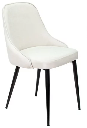 Стул для кухни Бюрократ KF-5 Молочный Velvet 20_0